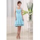 A-Line Halter Knee-Length Prom Evening Bridesmaid Dresses ED010796