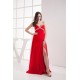 Sheath Beaded Straps Split-Front Long Red Chiffon Prom Evening Dresses ED010798 Sheath Beaded Straps Split-Front Long Red Chiffon Prom Evening Dresses ED010798