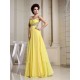 Empire Sweetheart Beaded Long Yellow Chiffon Prom Evening Dresses ED010803 Empire Sweetheart Beaded Long Yellow Chiffon Prom Evening Dresses ED010803