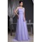 A-Line Spaghetti Strap Long Chiffon Prom Evening Dresses ED010809