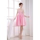 A-Line Sweetheart Beaded Short Pink Prom Evening Dresses ED010816 A-Line Sweetheart Beaded Short Pink Prom Evening Dresses ED010816