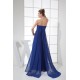 Long Blue Chiffon Prom Evening Dresses Sweetheart Split-Front ED010825 Long Blue Chiffon Prom Evening Dresses Sweetheart Split-Front ED010825