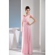 A-Line Cap Sleeve Long Pink Chiffon Prom Evening Dresses ED010850 A-Line Cap Sleeve Long Pink Chiffon Prom Evening Dresses ED010850