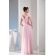 A-Line Cap Sleeve Long Pink Chiffon Prom Evening Dresses ED010850 A-Line Cap Sleeve Long Pink Chiffon Prom Evening Dresses ED010850