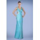 Sheath V-Neck Blue Long Chiffon Prom Evening Formal Dresses ED010864 Sheath V-Neck Blue Long Chiffon Prom Evening Formal Dresses ED010864