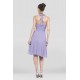 A-Line Halter Short Chiffon Bridesmaid Dresses ED010868