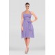 A-Line Halter Short Chiffon Bridesmaid Dresses ED010868