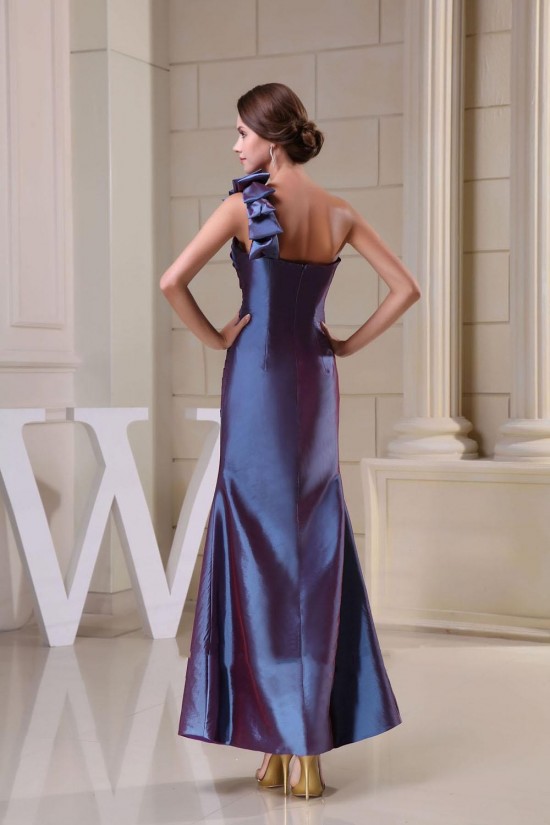 One-Shoulder Long Taffeta Prom Evening Formal Dresses ED010870 One-Shoulder Long Taffeta Prom Evening Formal Dresses ED010870