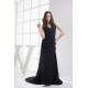 Long Black V-Neck Sweep Train Chiffon Prom Evening Formal Dresses ED010871 Long Black V-Neck Sweep Train Chiffon Prom Evening Formal Dresses ED010871