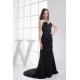 Long Black V-Neck Sweep Train Chiffon Prom Evening Formal Dresses ED010871 Long Black V-Neck Sweep Train Chiffon Prom Evening Formal Dresses ED010871