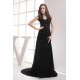 Long Black V-Neck Sweep Train Chiffon Prom Evening Formal Dresses ED010871 Long Black V-Neck Sweep Train Chiffon Prom Evening Formal Dresses ED010871