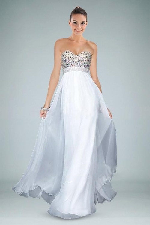 One Shoulder Prom Dress A Line Evening Dress SYP183