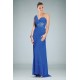Sheath/Column One-Shoulder Beaded Blue Long Chiffon Prom Evening Formal Dresses ED010902 Sheath/Column One-Shoulder Beaded Blue Long Chiffon Prom Evening Formal Dresses ED010902