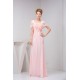 Sheath/Column Cap Sleeve Pink Long Chiffon Prom Evening Formal Dresses ED010918 Sheath/Column Cap Sleeve Pink Long Chiffon Prom Evening Formal Dresses ED010918