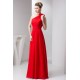 A-Line One-Shoulder Red Long Chiffon Prom Evening Formal Bridesmaid Dresses ED010919 A-Line One-Shoulder Red Long Chiffon Prom Evening Formal Bridesmaid Dresses ED010919