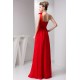 A-Line One-Shoulder Red Long Chiffon Prom Evening Formal Bridesmaid Dresses ED010919 A-Line One-Shoulder Red Long Chiffon Prom Evening Formal Bridesmaid Dresses ED010919