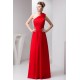 A-Line One-Shoulder Red Long Chiffon Prom Evening Formal Bridesmaid Dresses ED010919 A-Line One-Shoulder Red Long Chiffon Prom Evening Formal Bridesmaid Dresses ED010919