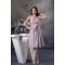 Empire One-Shoulder Short Chiffon Prom Evening Formal Dresses ED010932