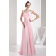 A-Line One-Shoulder Beaded Pink Long Chiffon Prom Evening Formal Dresses ED010936 A-Line One-Shoulder Beaded Pink Long Chiffon Prom Evening Formal Dresses ED010936