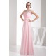 A-Line One-Shoulder Beaded Pink Long Chiffon Prom Evening Formal Dresses ED010936 A-Line One-Shoulder Beaded Pink Long Chiffon Prom Evening Formal Dresses ED010936