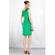Short Green Pleated Prom Evening Formal Dresses ED010948