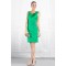 Short Green Pleated Prom Evening Formal Dresses ED010948