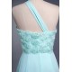 A-Line One-Shoulder Long Chiffon Prom Evening Formal Dresses ED010954