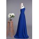 A-Line Sweetheart Long Blue Chiffon Prom Evening Formal Dresses ED010959