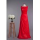 A-Line Bateau Beaded Applique Long Red Prom Evening Formal Dresses ED010961 A-Line Bateau Beaded Applique Long Red Prom Evening Formal Dresses ED010961