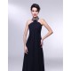 A-Line Halter Beaded Long Chiffon Prom Evening Formal Dresses ED010965