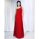 Sheath/Column One-Shoulder Beaded Long Red Chiffon Prom Evening Formal Dresses ED010966 Sheath/Column One-Shoulder Beaded Long Red Chiffon Prom Evening Formal Dresses ED010966