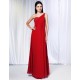 Sheath/Column One-Shoulder Beaded Long Red Chiffon Prom Evening Formal Dresses ED010966 Sheath/Column One-Shoulder Beaded Long Red Chiffon Prom Evening Formal Dresses ED010966