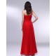 A-Line One-Shoulder Beaded Long Red Chiffon Prom Evening Formal Dresses ED010977 A-Line One-Shoulder Beaded Long Red Chiffon Prom Evening Formal Dresses ED010977