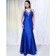 Trumpet/Mermaid V-Neck Beaded Long Blue Prom Evening Formal Dresses ED010982 Trumpet/Mermaid V-Neck Beaded Long Blue Prom Evening Formal Dresses ED010982