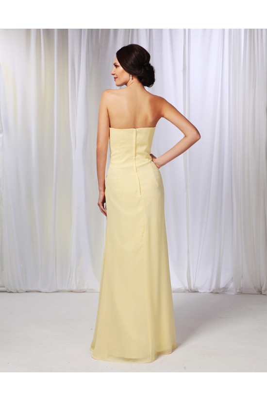 A-Line Sweetheart Long Yellow Chiffon Prom Evening Formal Dresses ED010986 A-Line Sweetheart Long Yellow Chiffon Prom Evening Formal Dresses ED010986