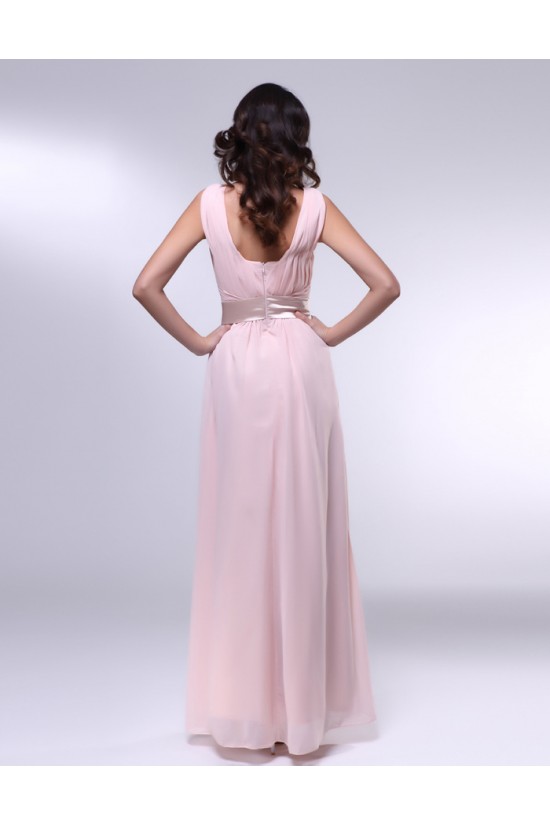 A-Line Long Pink Chiffon Prom Evening Formal Dresses ED010987 A-Line Long Pink Chiffon Prom Evening Formal Dresses ED010987