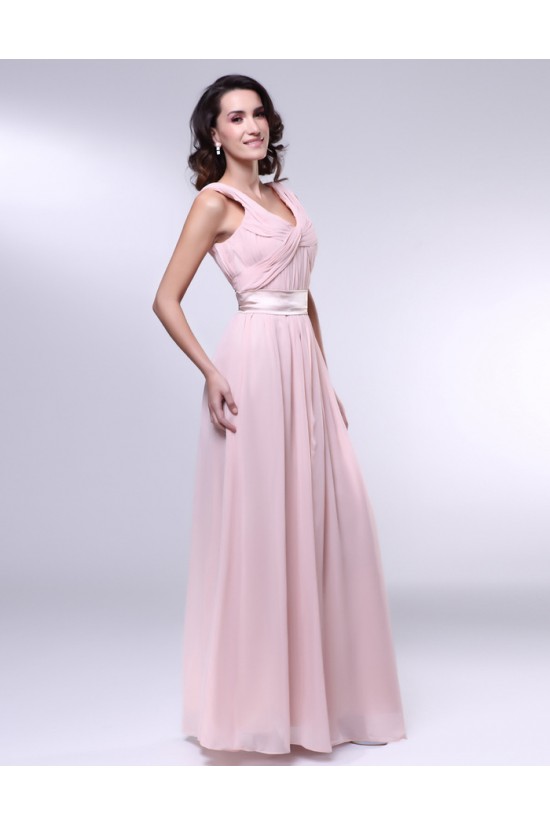 A-Line Long Pink Chiffon Prom Evening Formal Dresses ED010987 A-Line Long Pink Chiffon Prom Evening Formal Dresses ED010987
