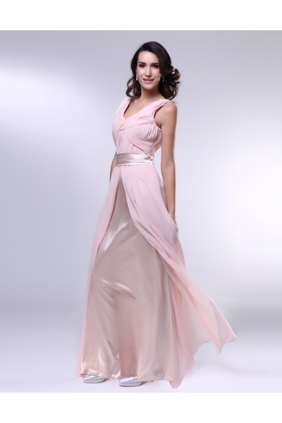 A-Line Long Pink Chiffon Prom Evening Formal Dresses ED010987 A-Line Long Pink Chiffon Prom Evening Formal Dresses ED010987
