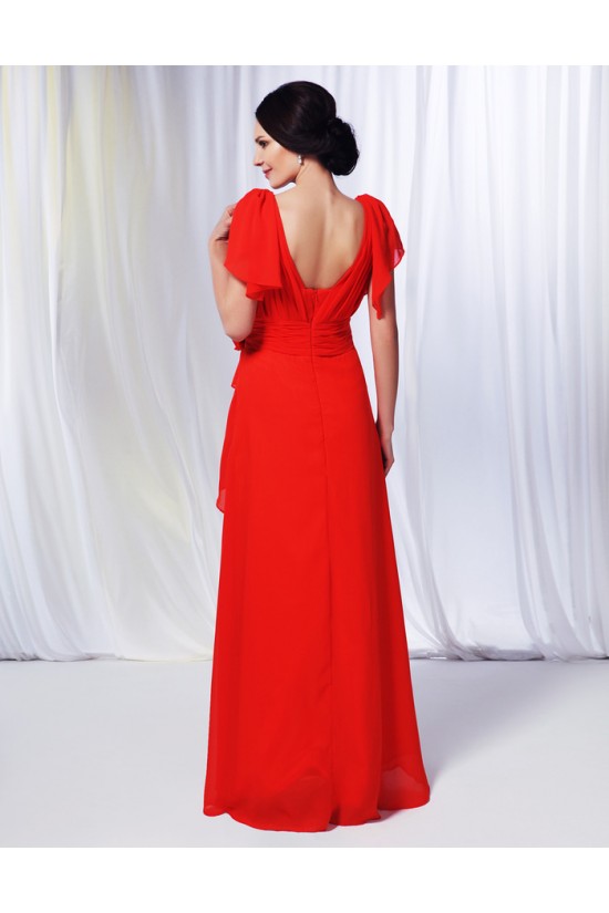 A-Line V-Neck Long Chiffon Prom Evening Formal Dresses ED010988 A-Line V-Neck Long Chiffon Prom Evening Formal Dresses ED010988
