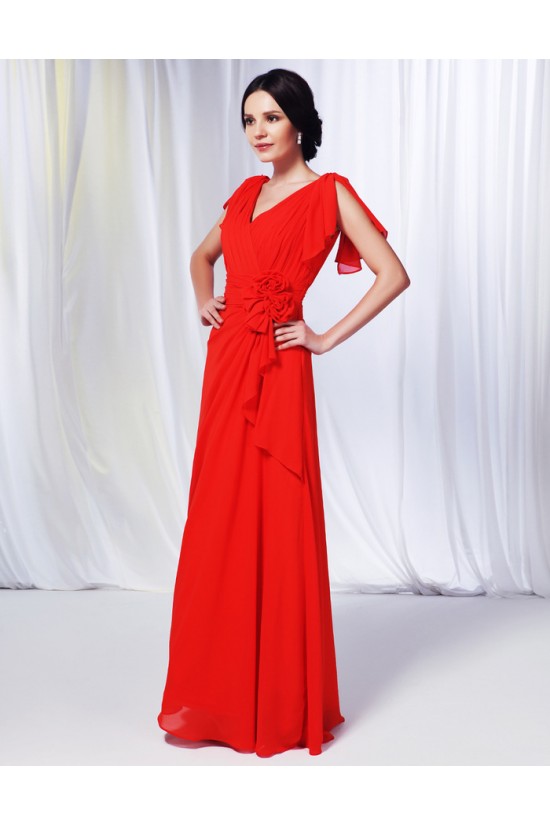 A-Line V-Neck Long Chiffon Prom Evening Formal Dresses ED010988 A-Line V-Neck Long Chiffon Prom Evening Formal Dresses ED010988