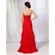 A-Line Sweetheart Long Red Chiffon Prom Evening Formal Dresses ED010992 A-Line Sweetheart Long Red Chiffon Prom Evening Formal Dresses ED010992