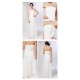 A-Line Strapless Long White Chiffon Prom Evening Formal Dresses ED010994 A-Line Strapless Long White Chiffon Prom Evening Formal Dresses ED010994