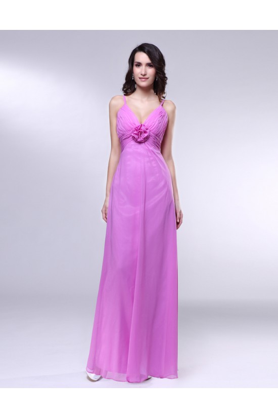 A-Line V-Neck Spaghetti Strap Long Chiffon Prom Evening Formal Dresses ED010995 A-Line V-Neck Spaghetti Strap Long Chiffon Prom Evening Formal Dresses ED010995