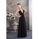 A-Line Floor-Length Halter Beading Chiffon Long Black Prom/Formal Evening Dresses 02020017 A-Line Floor-Length Halter Beading Chiffon Long Black Prom/Formal Evening Dresses 02020017