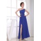 A-Line One-Shoulder Sleeveless Ruffles Chiffon Long Blue Prom/Formal Evening Dresses 02020023 A-Line One-Shoulder Sleeveless Ruffles Chiffon Long Blue Prom/Formal Evening Dresses 02020023