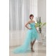 High Low Sweetheart Beaded Fine Netting Sweetheart Prom/Formal Evening Dresses 02020038