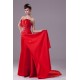 A-Line Sleeveless Strapless Beading Puddle Train Long Red Prom/Formal Evening Dresses 02020040 A-Line Sleeveless Strapless Beading Puddle Train Long Red Prom/Formal Evening Dresses 02020040