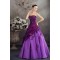 Ball Gown Strapless Floor-Length Sleeveless Purple Prom/Formal Evening Dresses 02020043