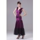Ankle-Length Elastic Woven Satin Fine Netting Purple Prom/Formal Evening Dresses 02020054 Ankle-Length Elastic Woven Satin Fine Netting Purple Prom/Formal Evening Dresses 02020054