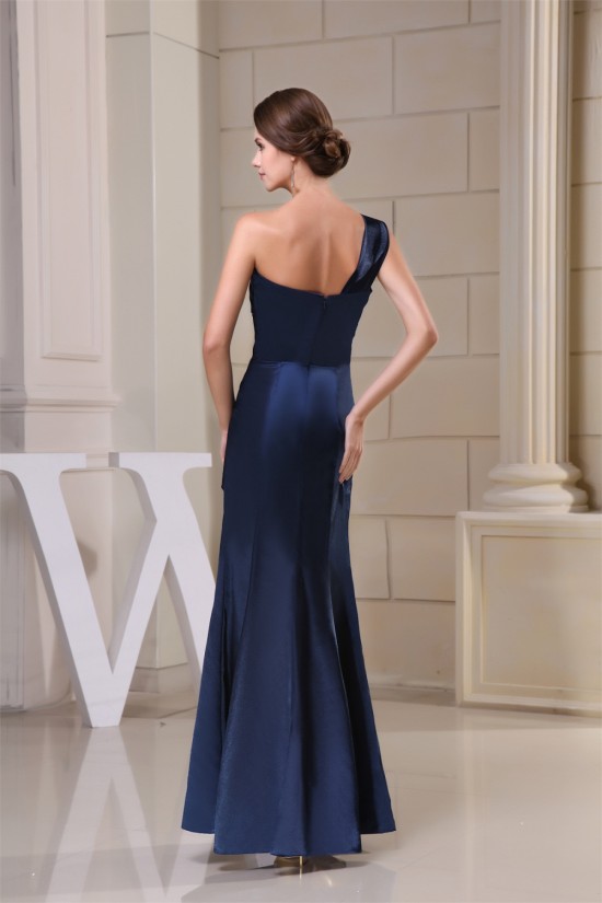 Trumpet/Mermaid One-Shoulder Long Evening Party Bridesmaid Dresses 02020056 Trumpet/Mermaid One-Shoulder Long Evening Party Bridesmaid Dresses 02020056